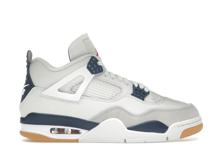 Ni_ke Sb X Air Jor_dan 4 Re_tro Sp 'Na_vy'